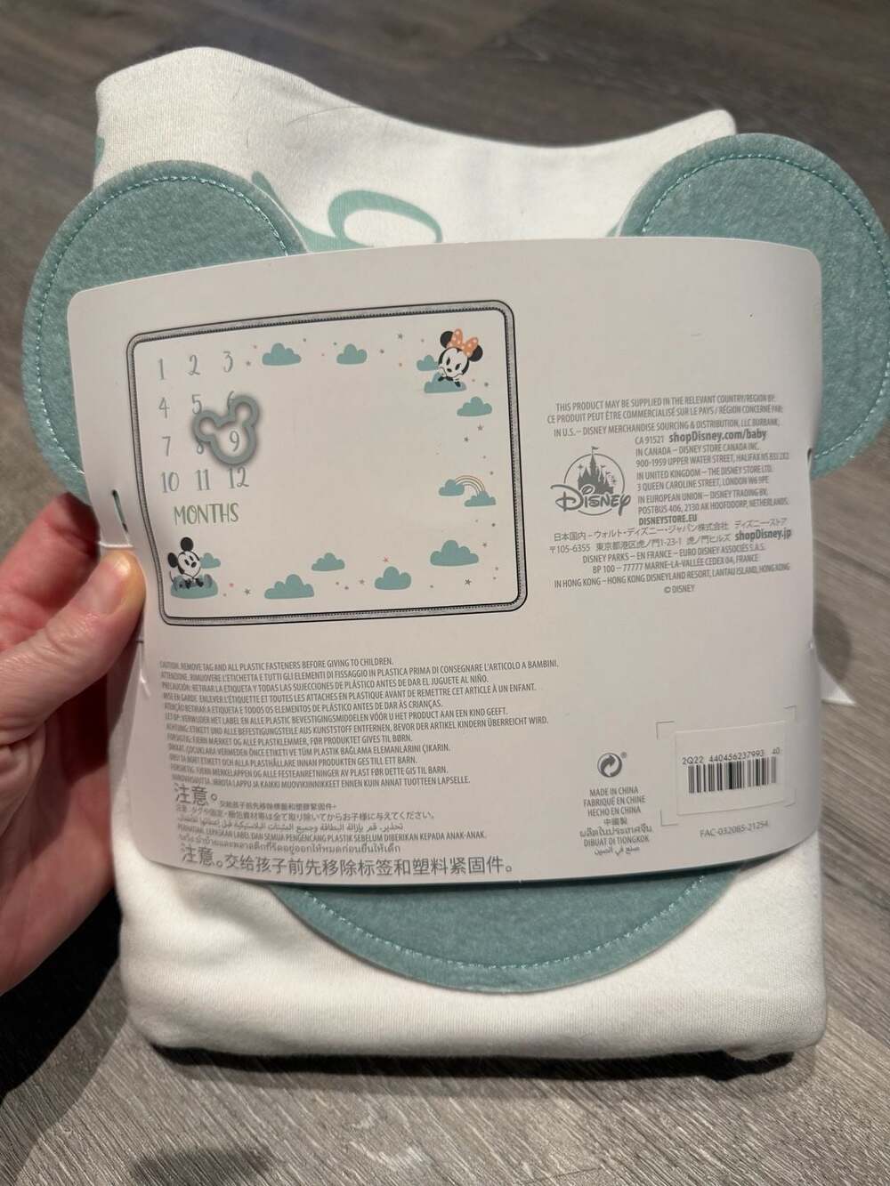 Disney Baby Milestone Blanket Set with Minnie Mouse 40 x 30 in.